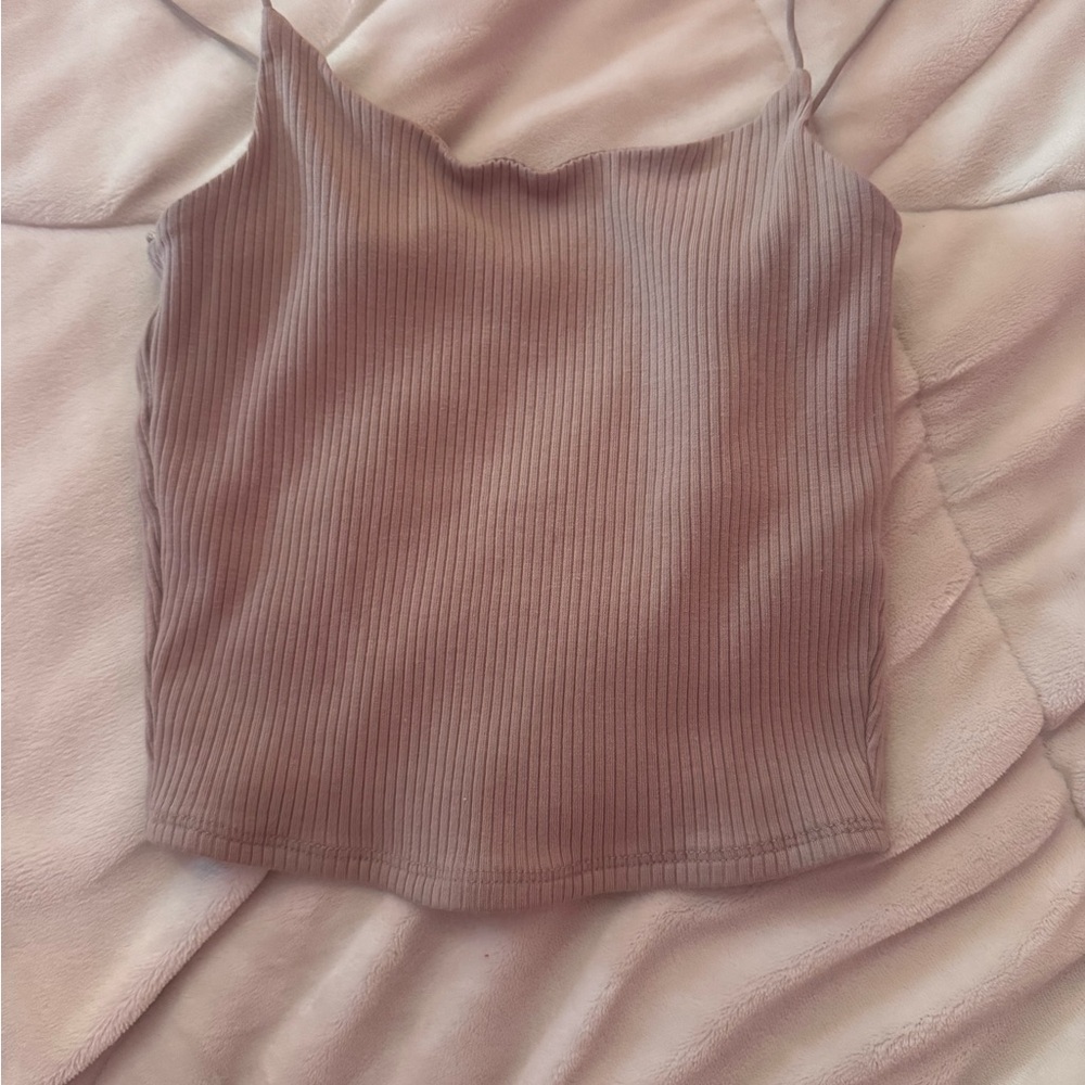 Garage Ribbed Camisole - Dusty Pink